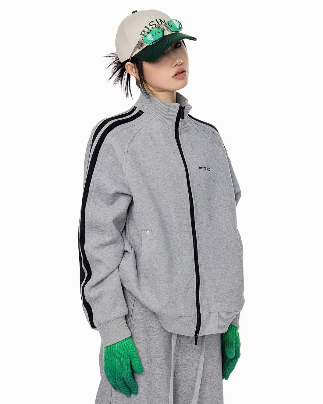 Oversized Track Zip