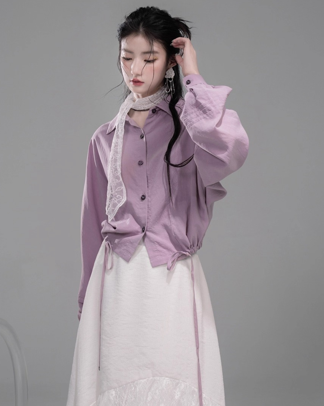 Soft Touch Button-Up Shirt