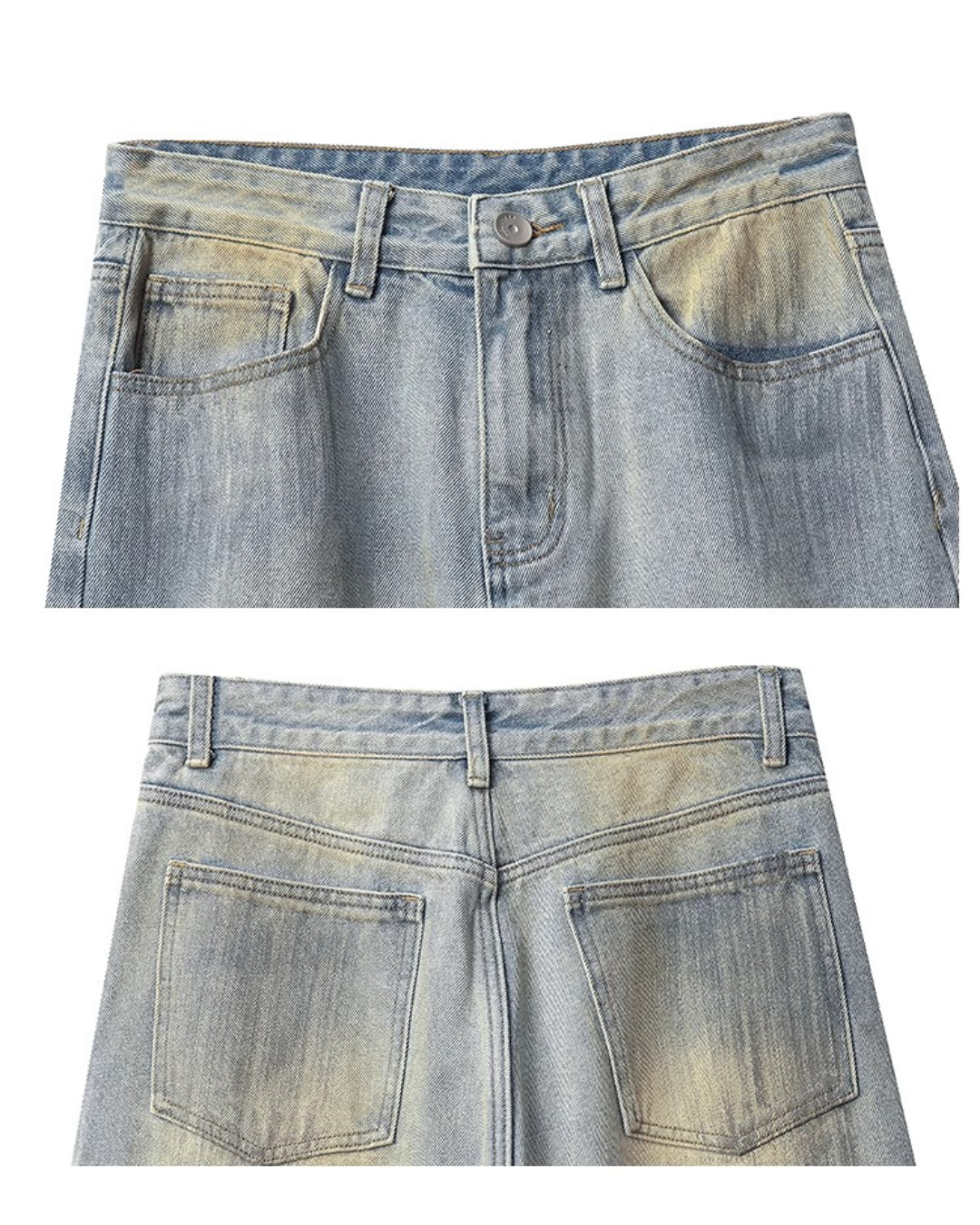 Damage Design Denim Shorts