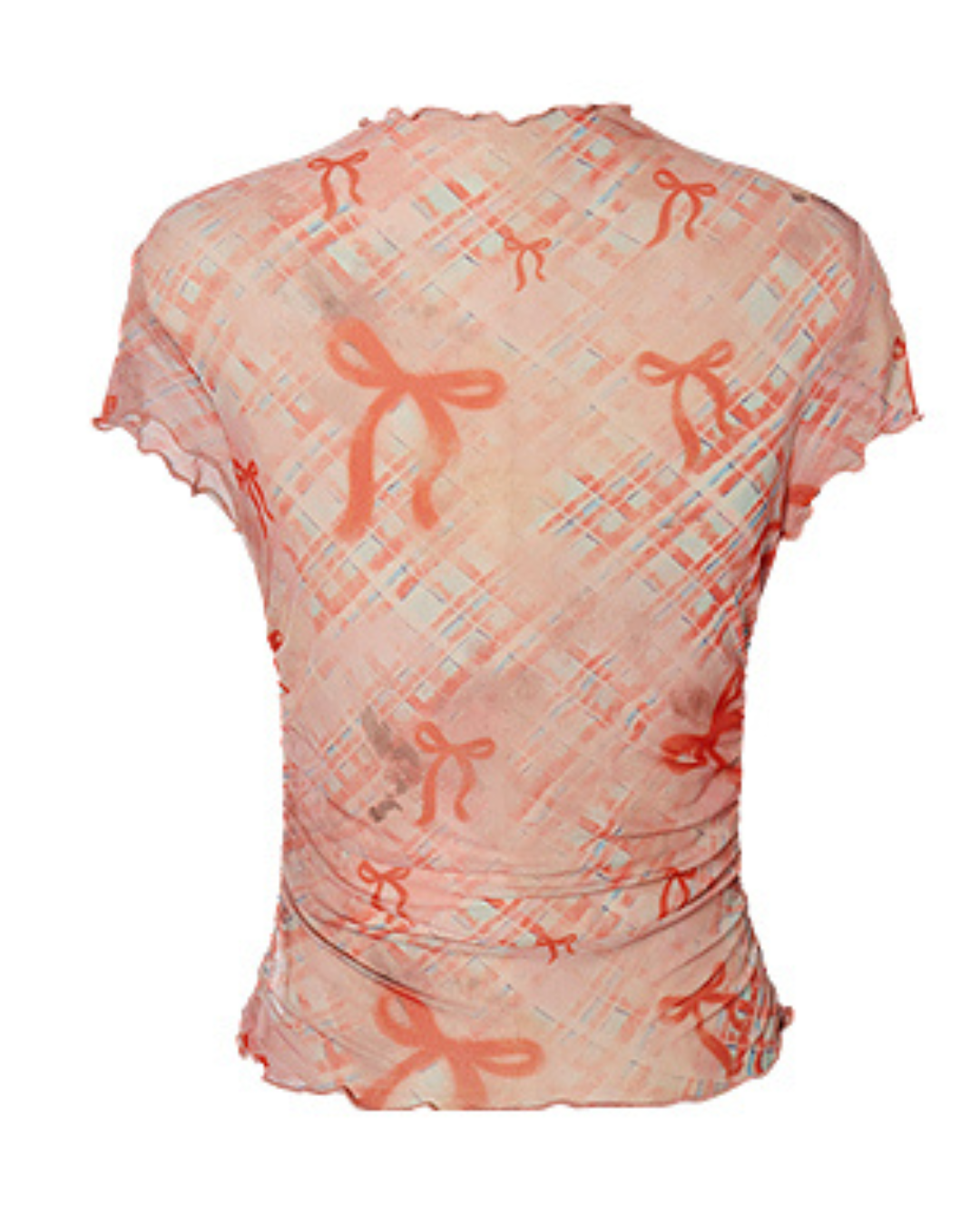 Printed Sheer Top