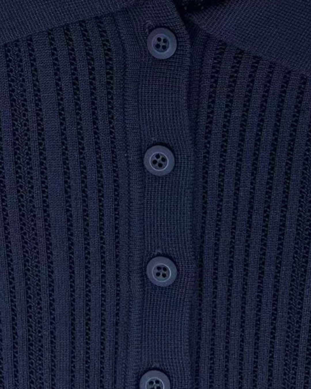 Slim Rib Polo Top