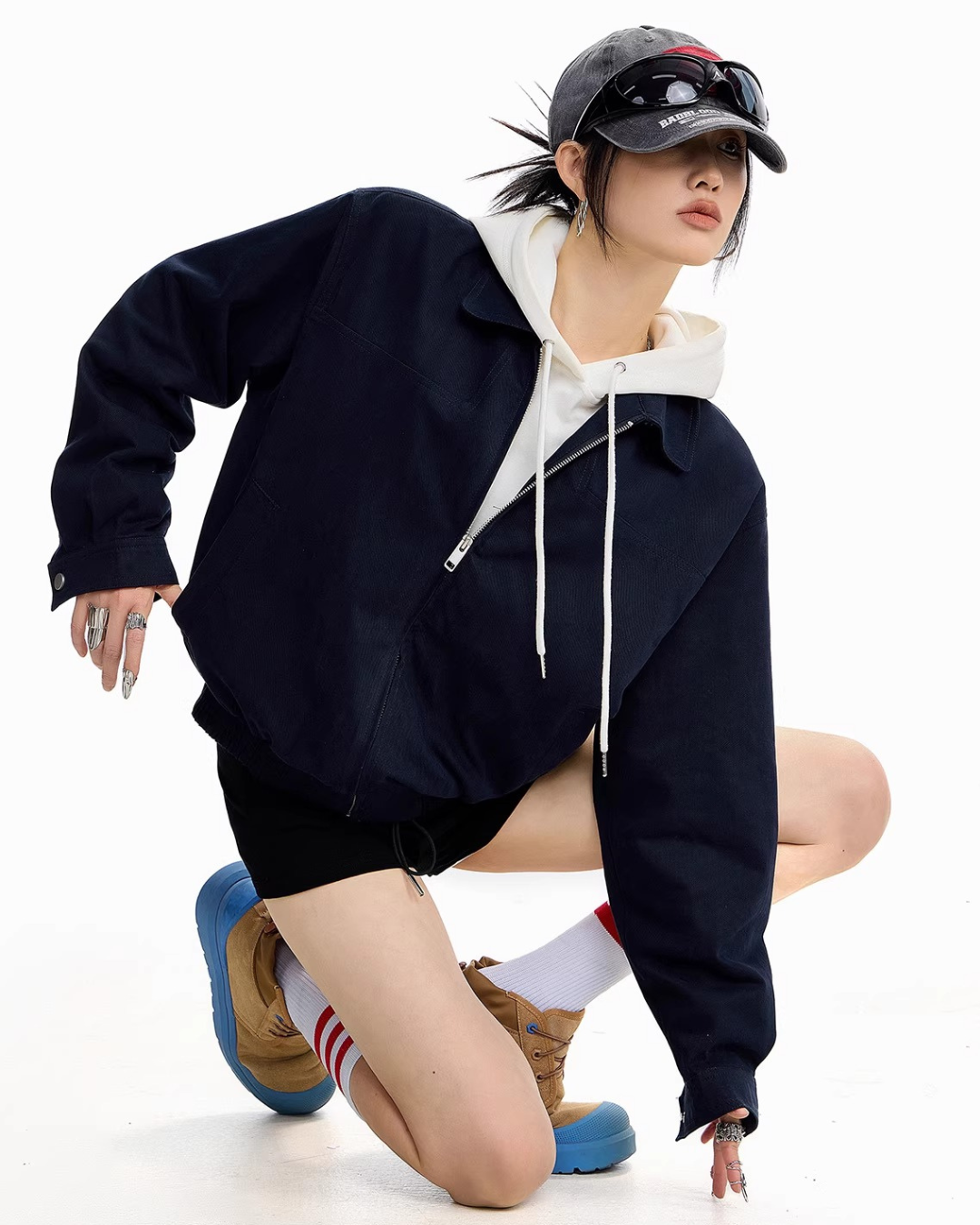 Oversized Harrington Jacket