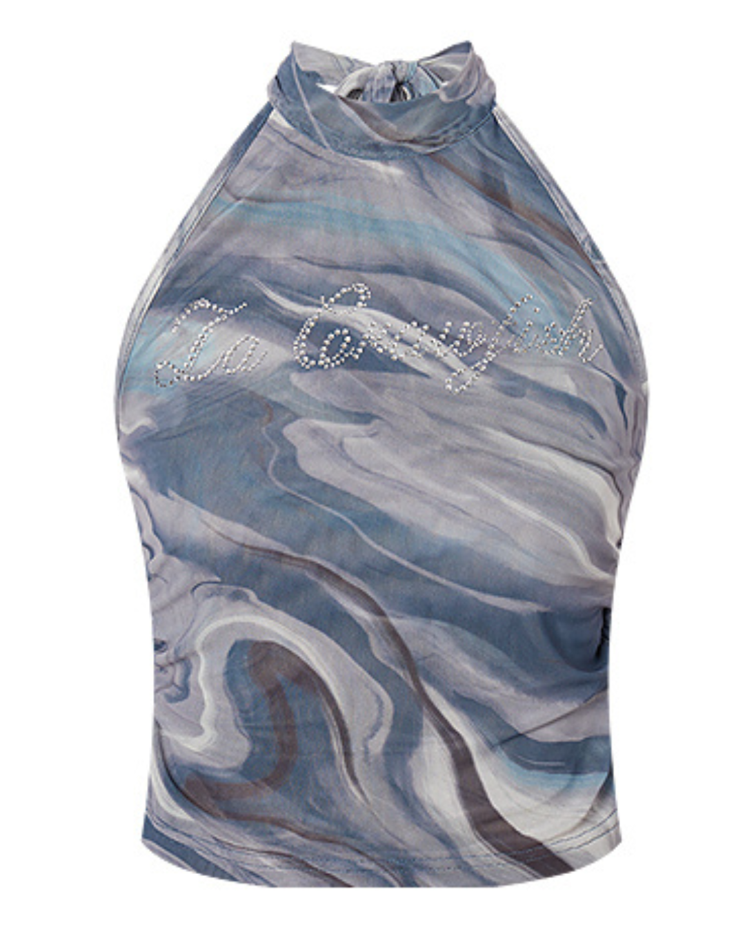 Halter Neck Sheer Top