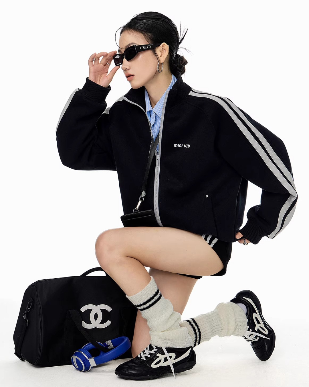 Oversized Track Zip