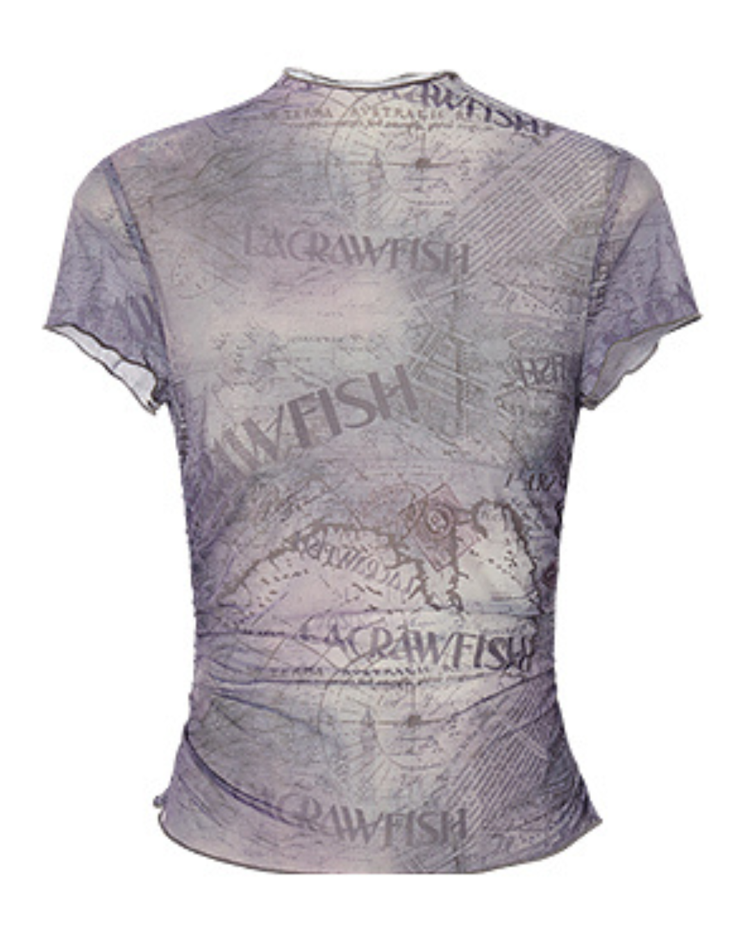 Printed Sheer Top
