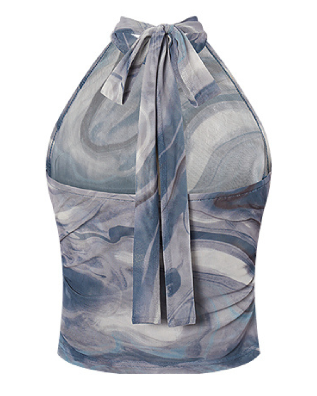 Halter Neck Sheer Top
