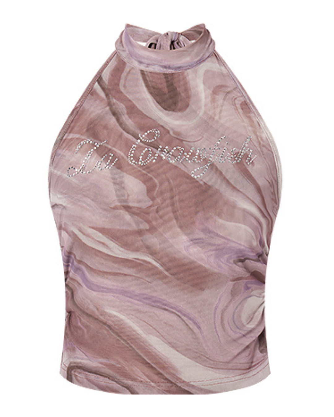 Halter Neck Sheer Top