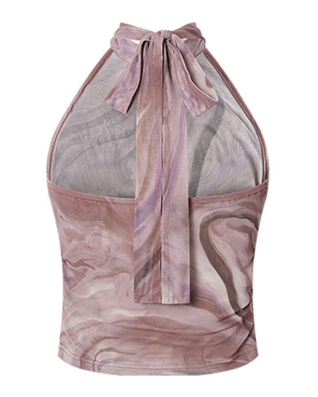 Halter Neck Sheer Top