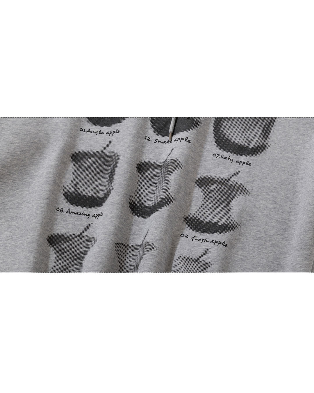 Apple Print Hoodie