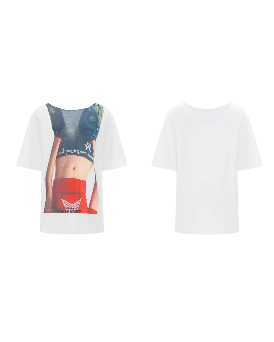 One Shoulder Loose T-shirt