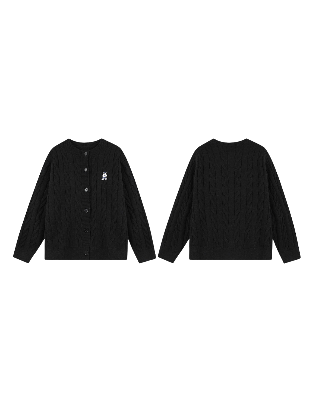 Teddy Cable Knit Cardigan