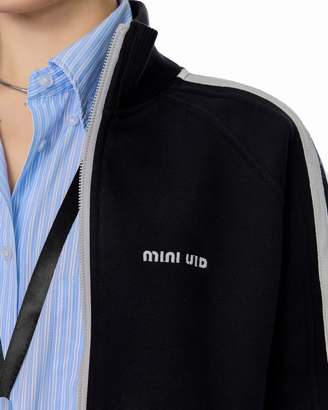 Oversized Track Zip