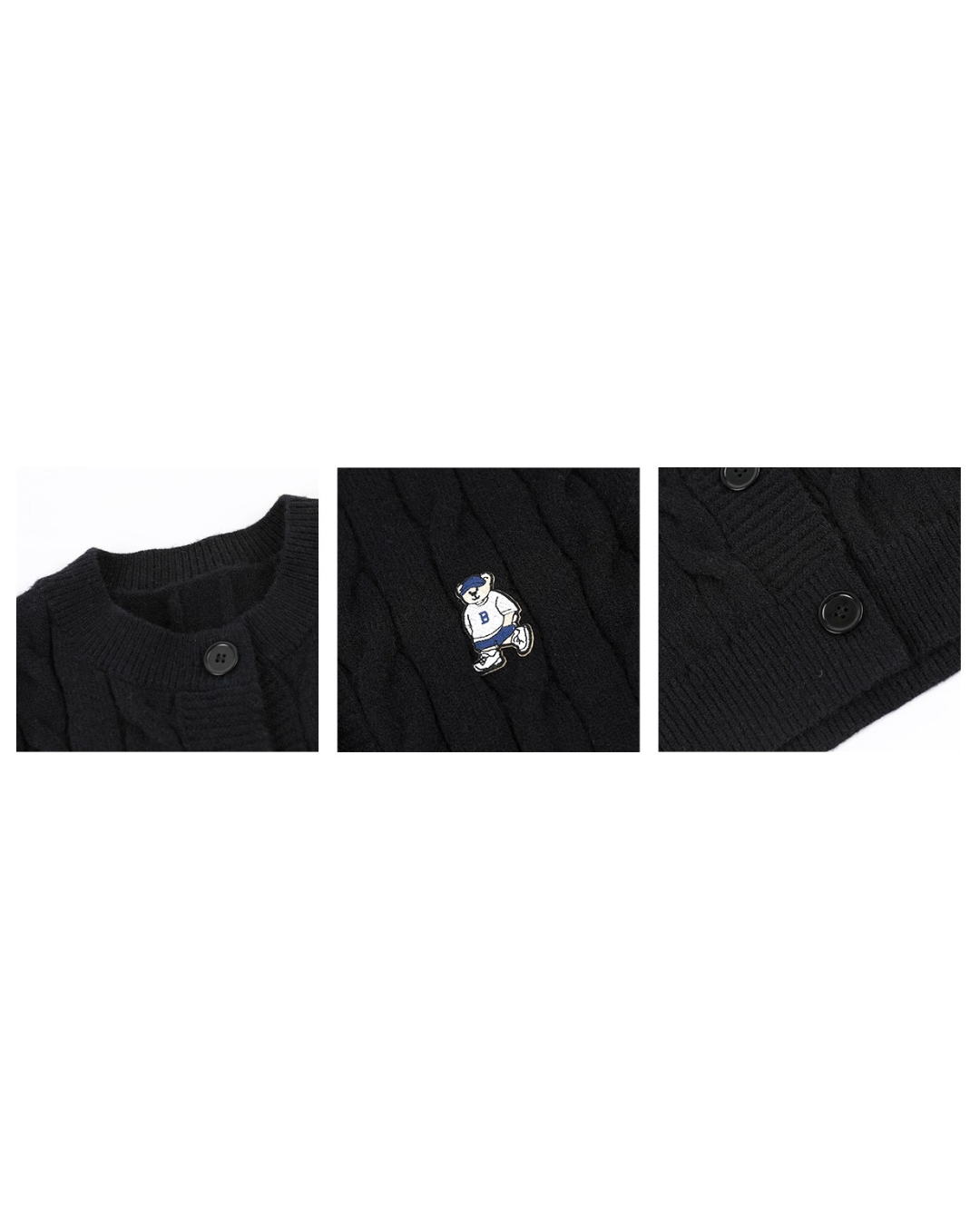 Teddy Cable Knit Cardigan