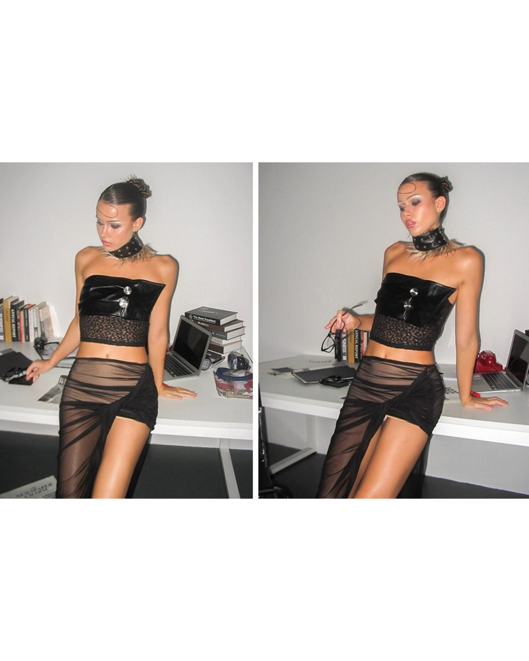 Asymmetry Drape Skirt