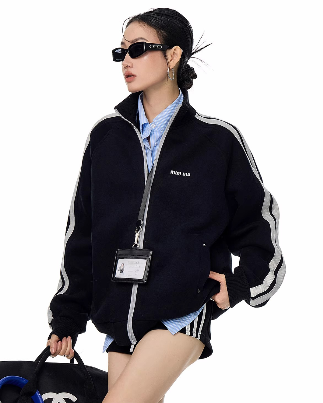Oversized Track Zip