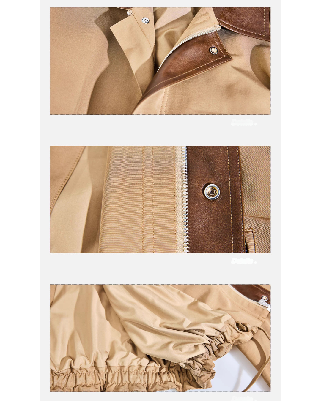High Neck Collar Work Jacket