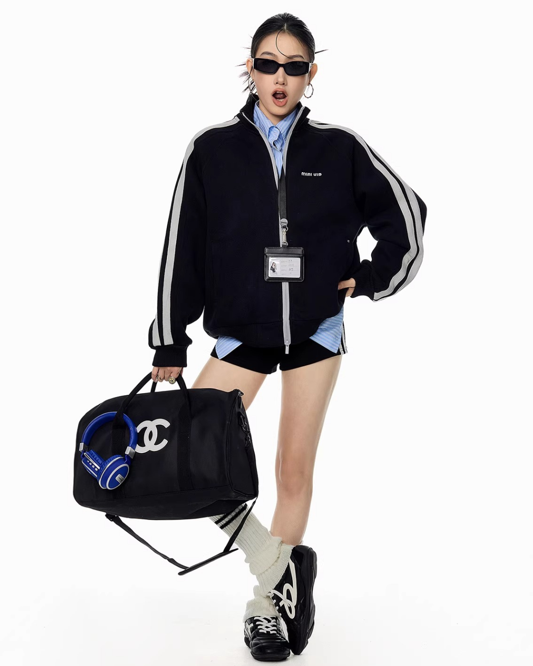 Oversized Track Zip