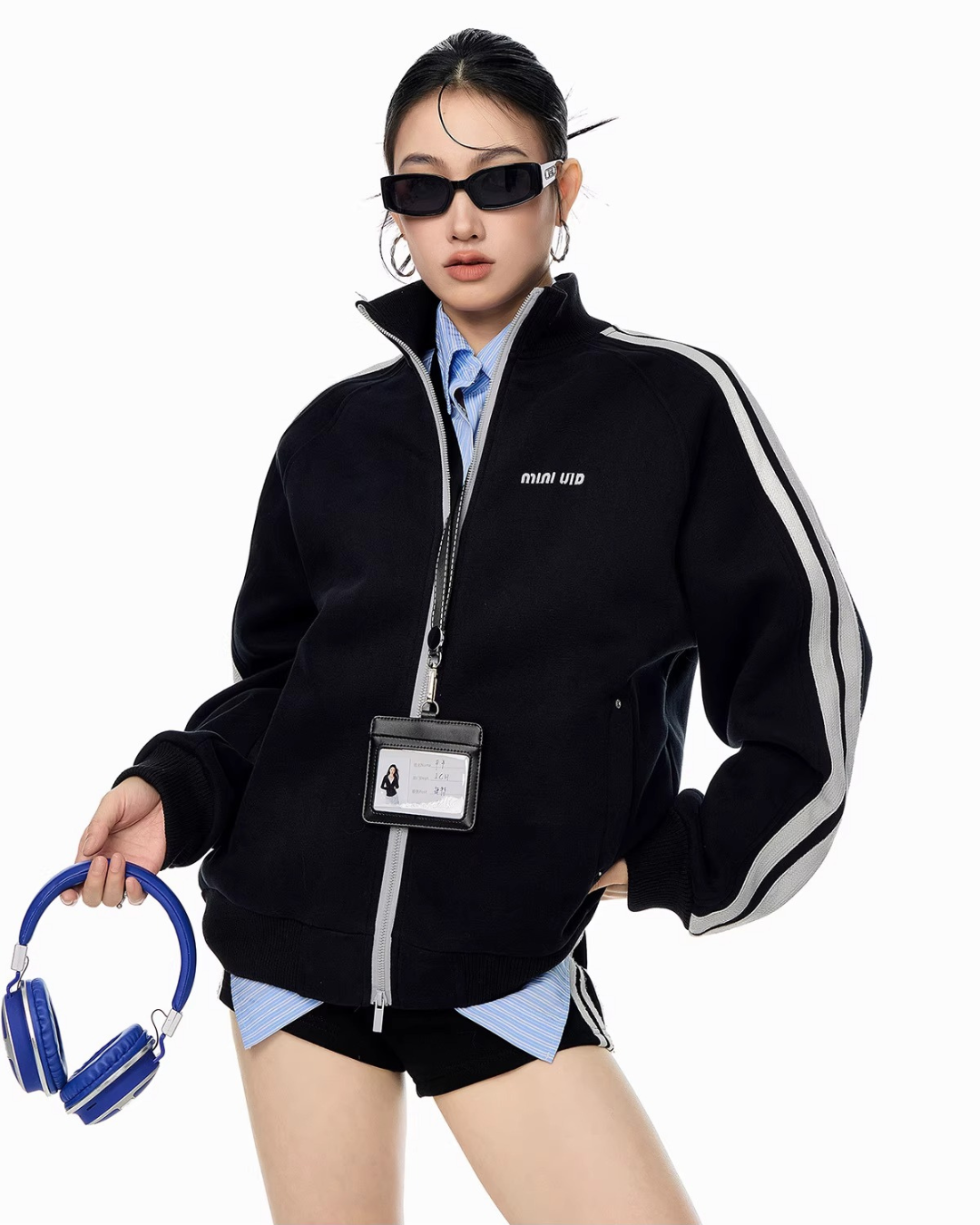 Oversized Track Zip