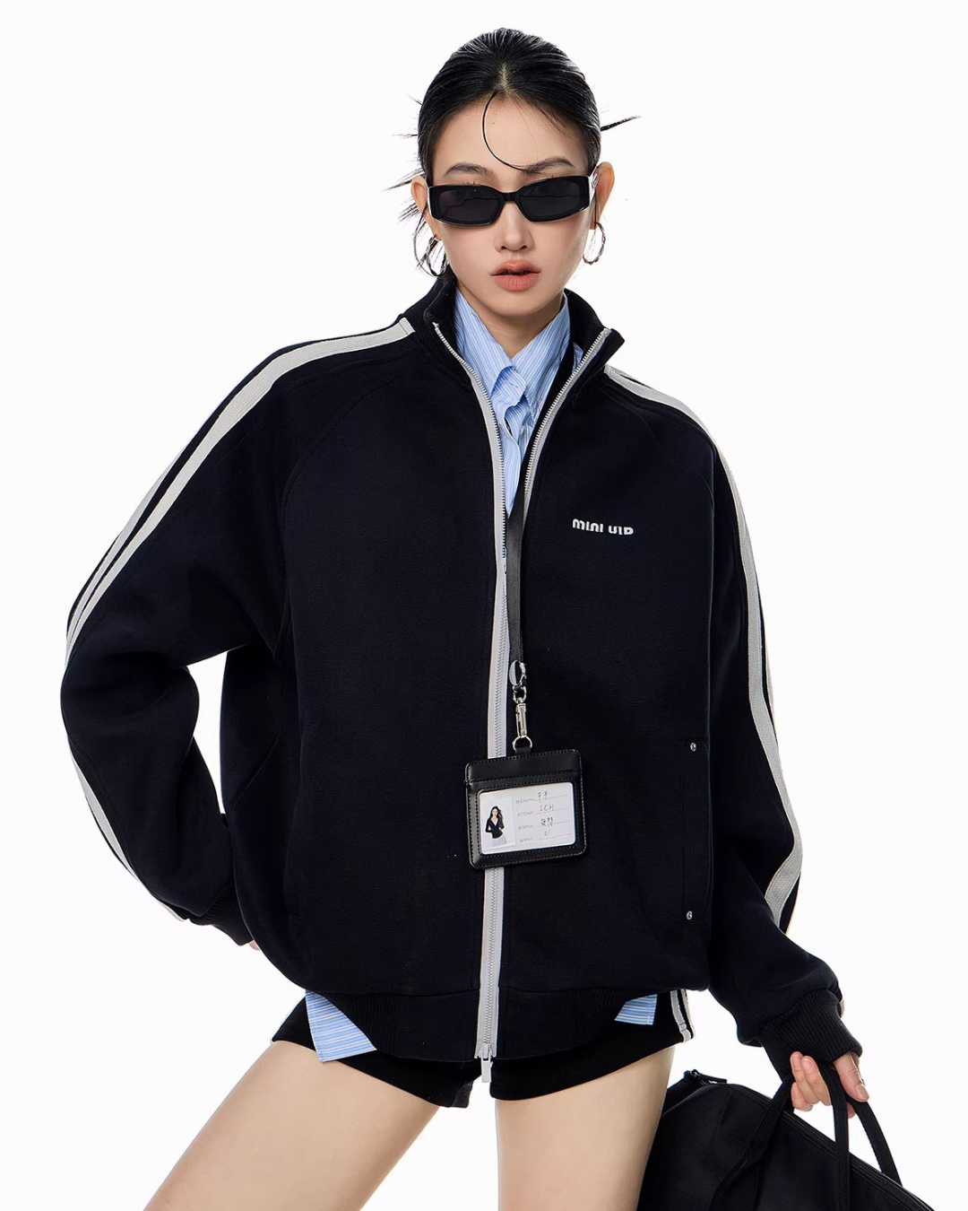 Oversized Track Zip