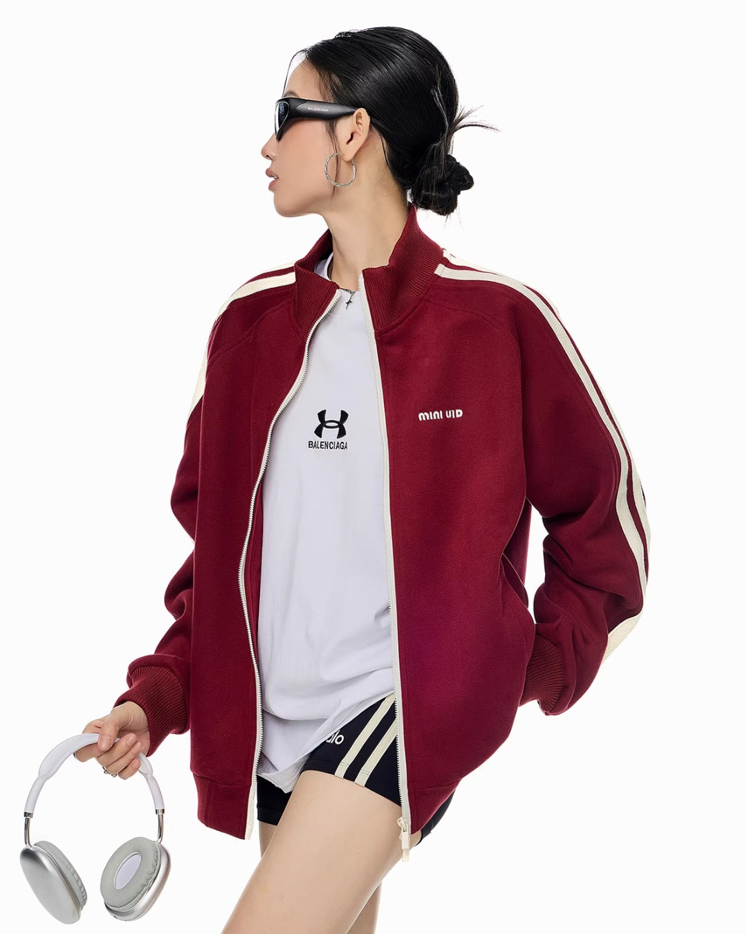 Oversized Track Zip