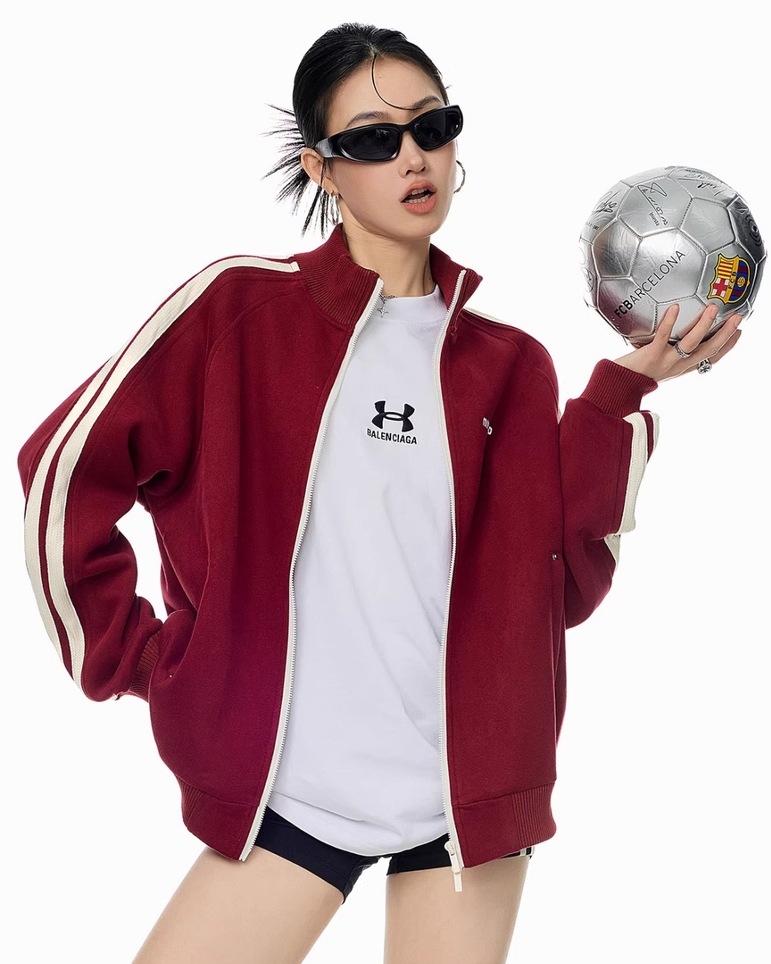 Oversized Track Zip