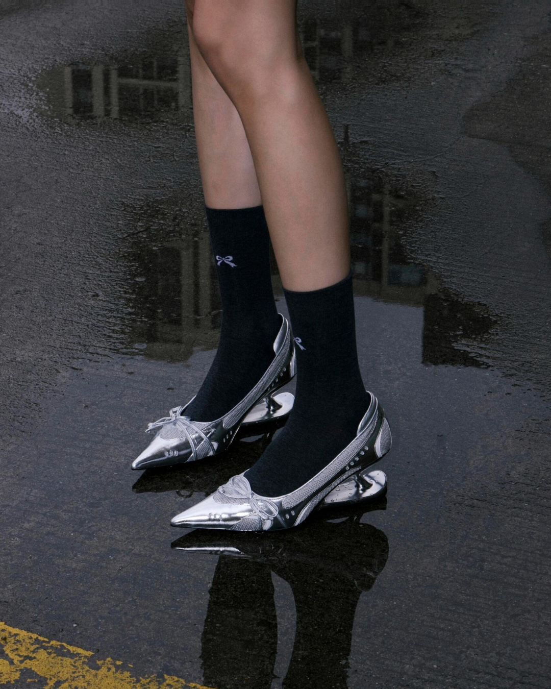 USG スポーティー ミュール スニーカー シルバー Sporty Mule Sneaker
