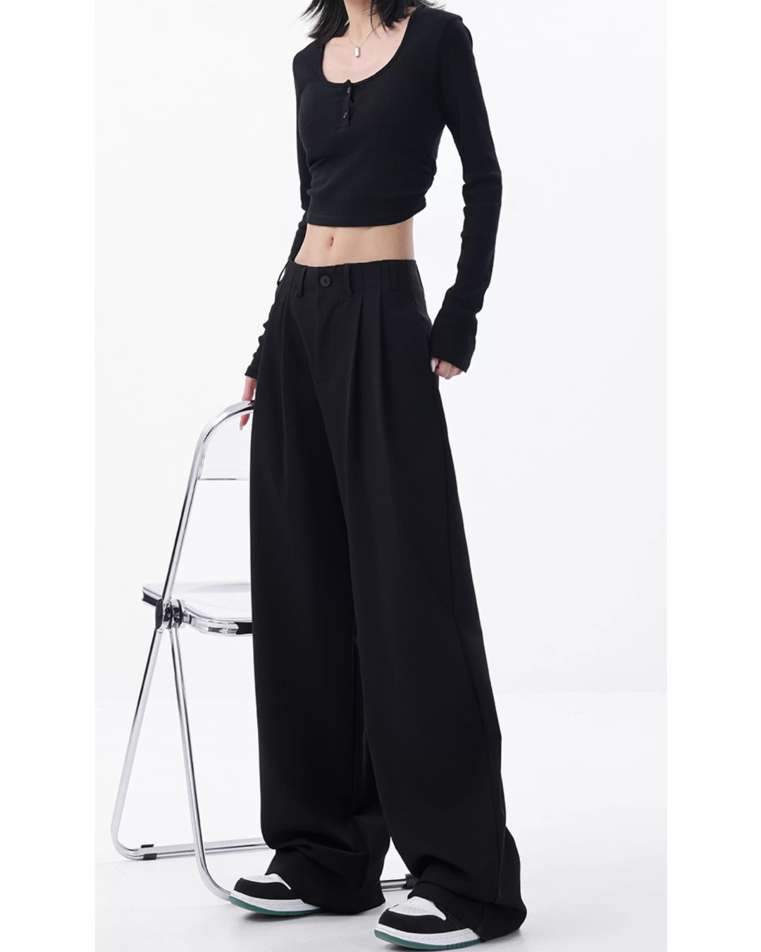 Classic Wide Slacks
