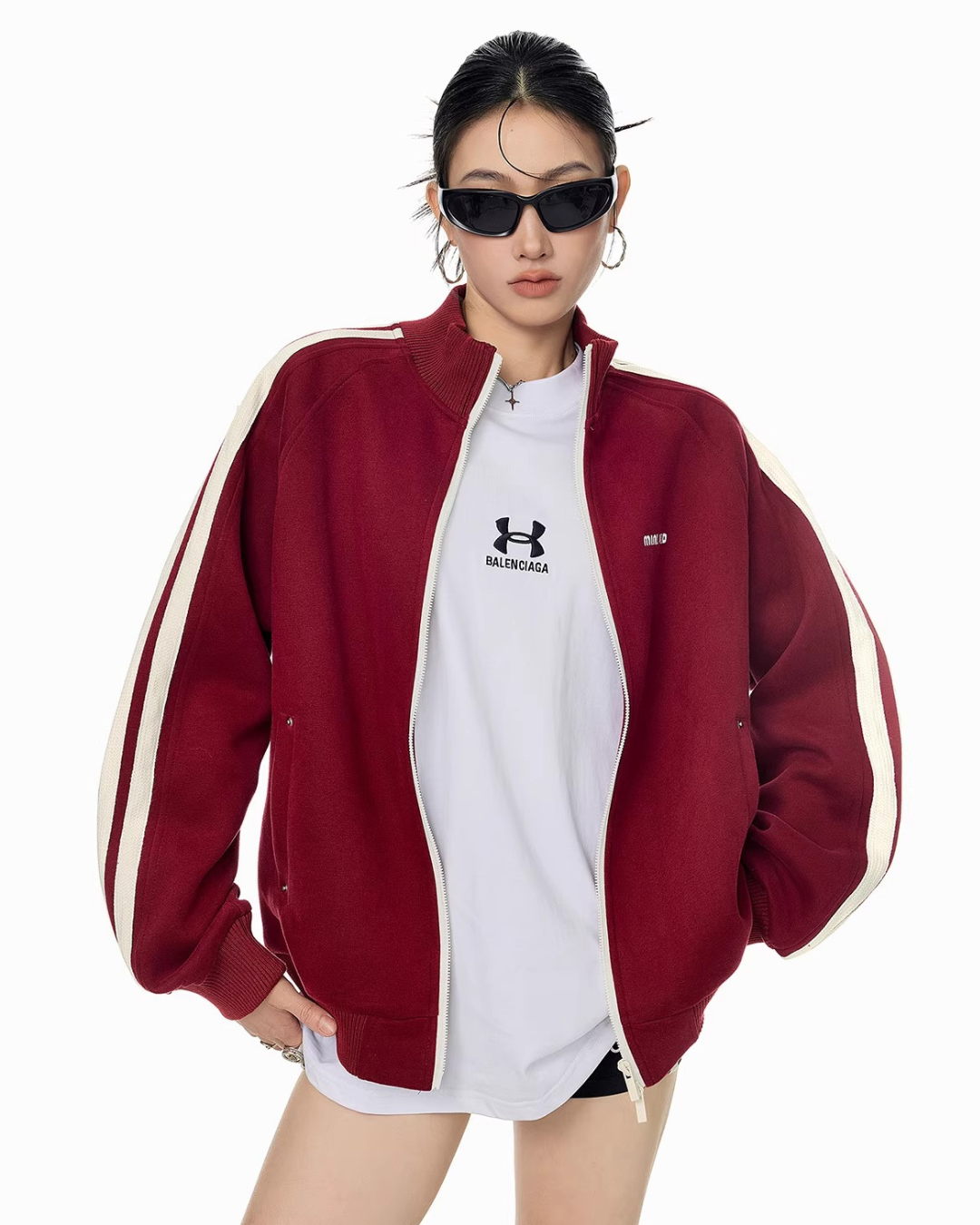 Oversized Track Zip