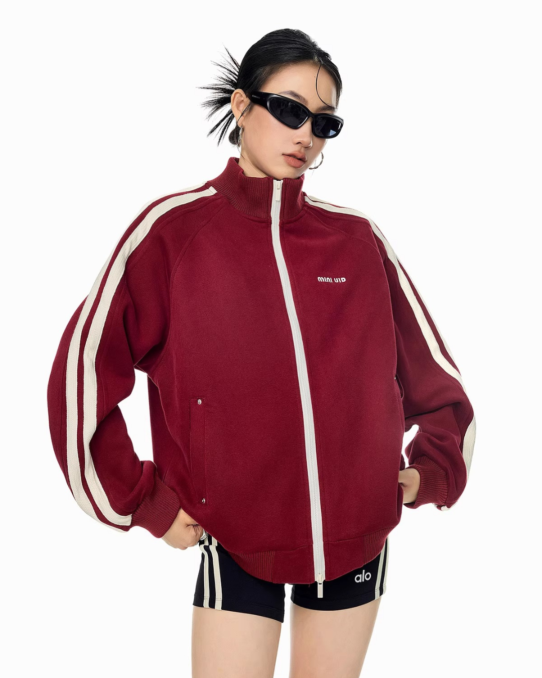 Oversized Track Zip