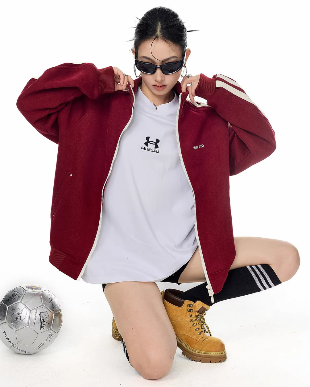 Oversized Track Zip