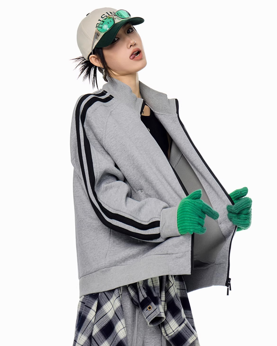 Oversized Track Zip