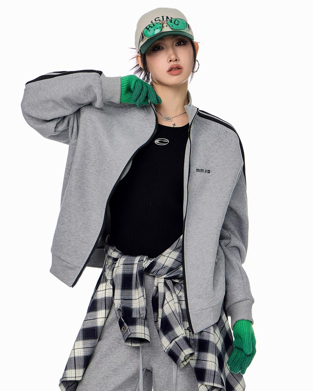 Oversized Track Zip