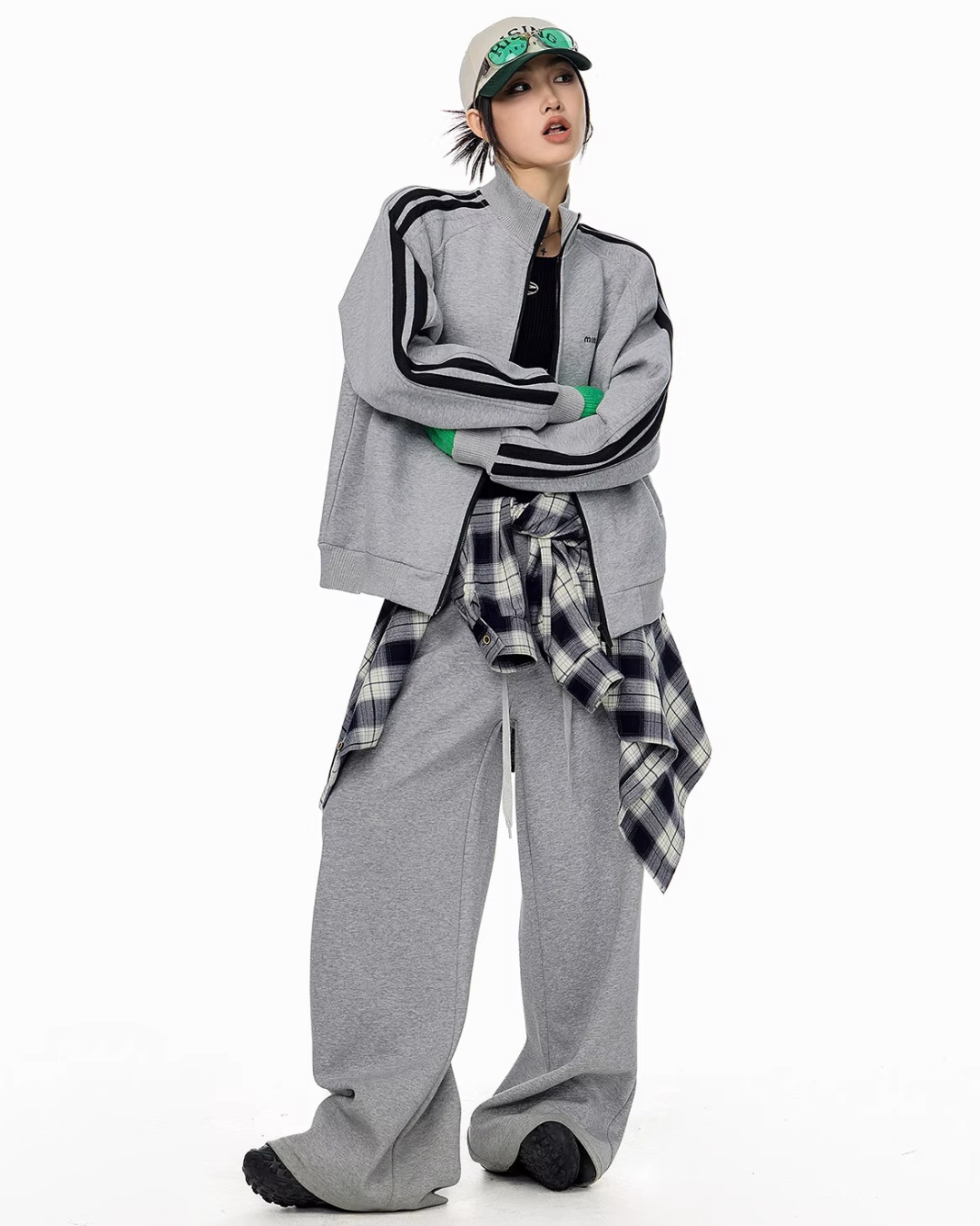 Oversized Track Zip