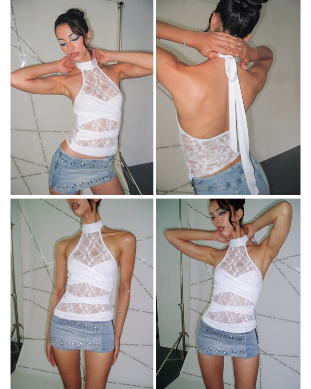 Lace Halter Top