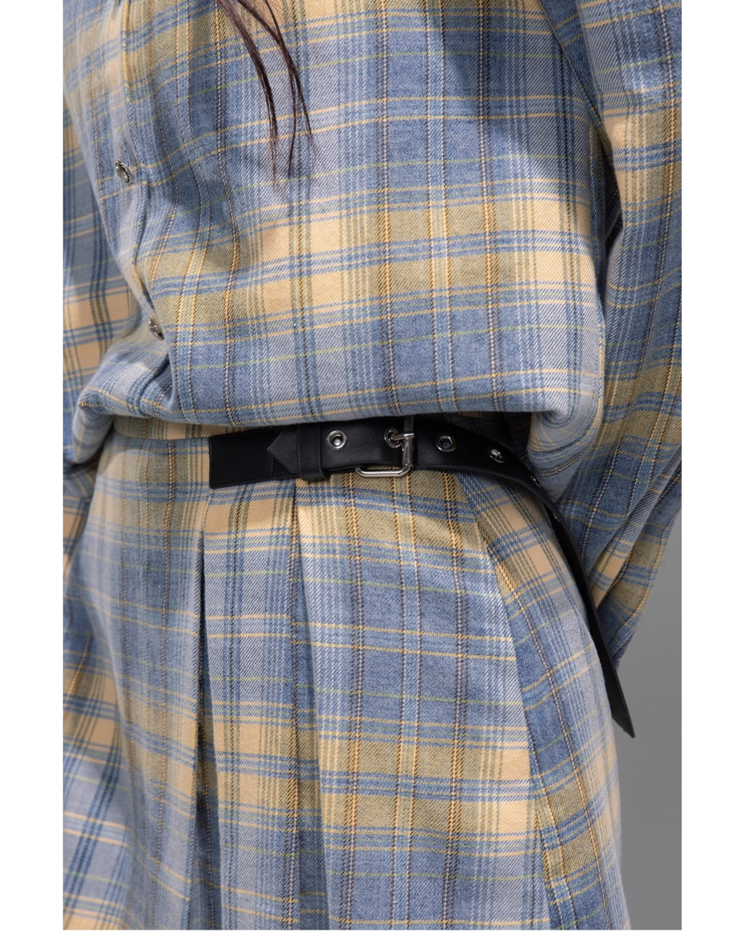 Plaid Pleated Skirt & Shirt 【SET-UP対応】