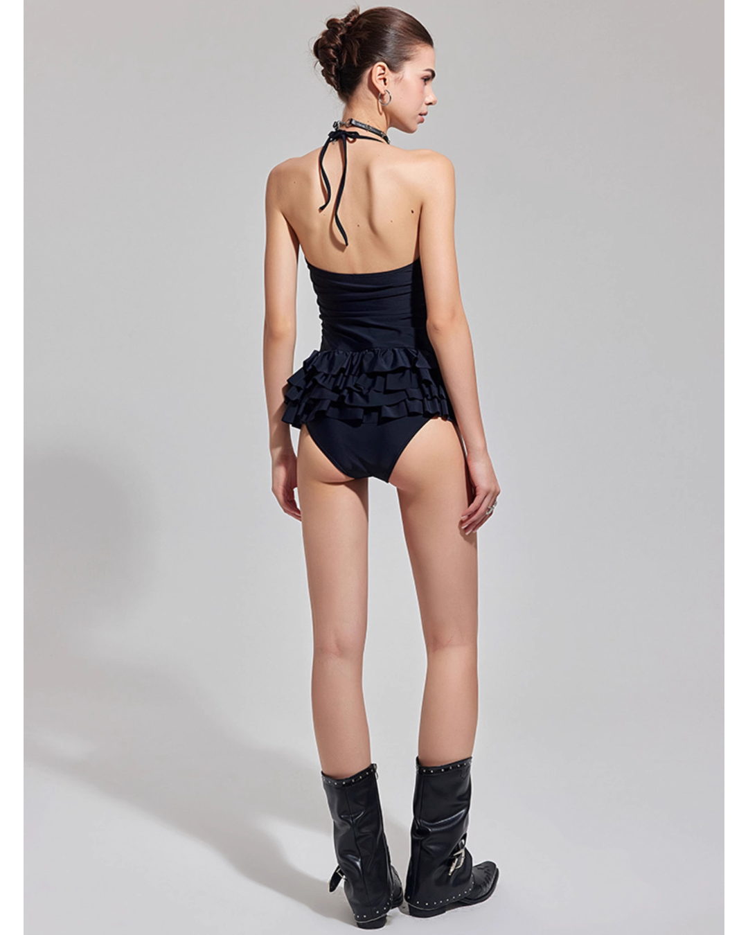 Frill Layer Swim dress