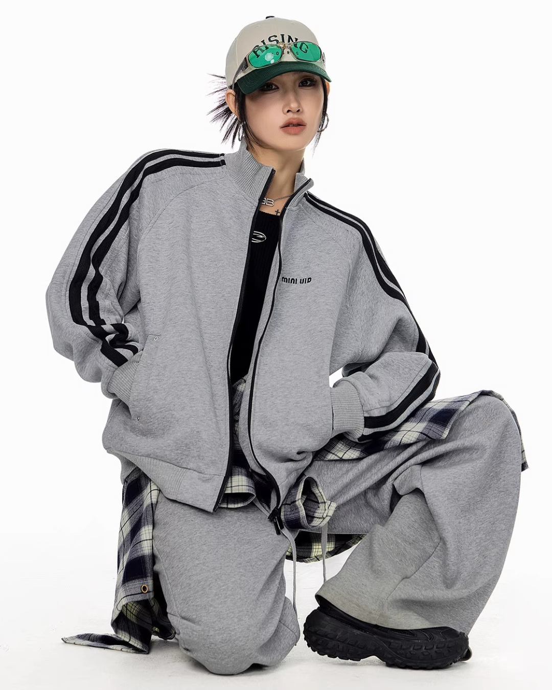Oversized Track Zip
