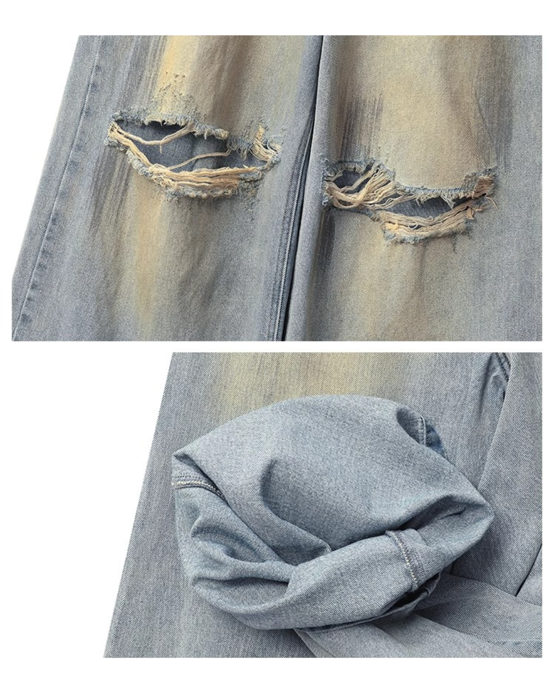 Damage Design Denim Shorts