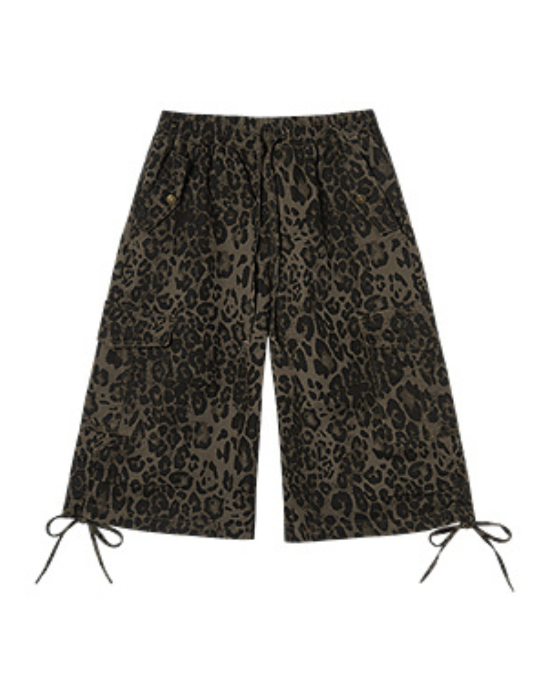 Leopard Half Cargo Pants