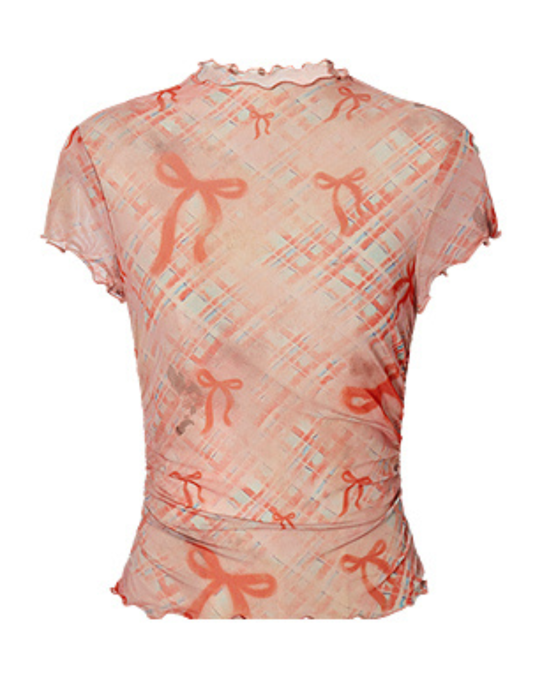 Printed Sheer Top