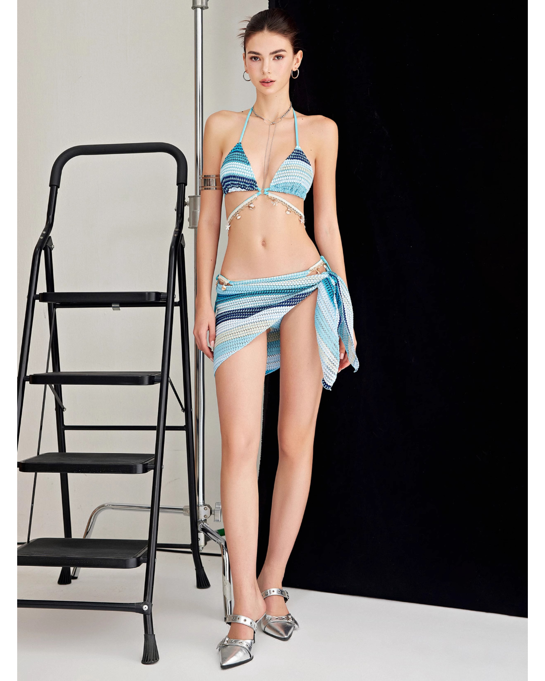 Ocean Crochet Bikini [3-piece]