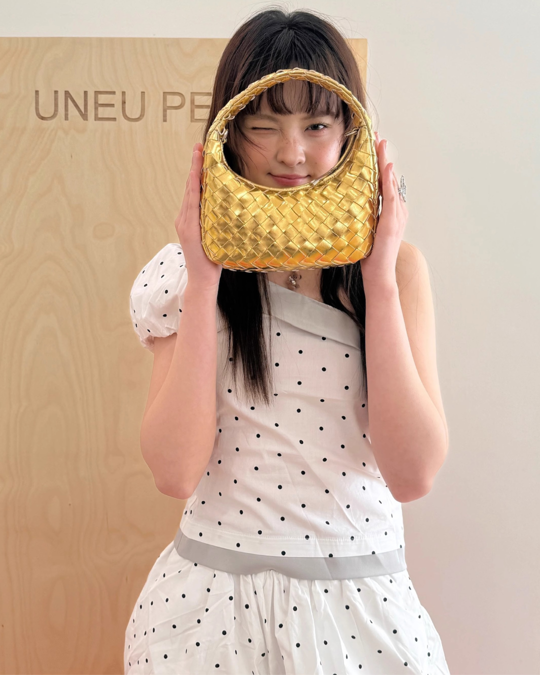 Woven Mini Hobo Bag