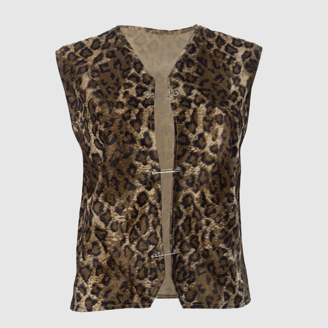 Leopard Pattern Vest