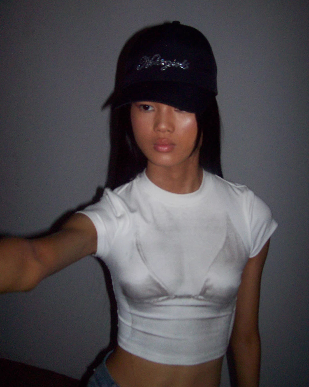 Satin Black Cap