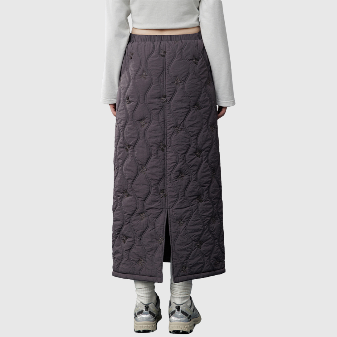 Quilted Long Skirt