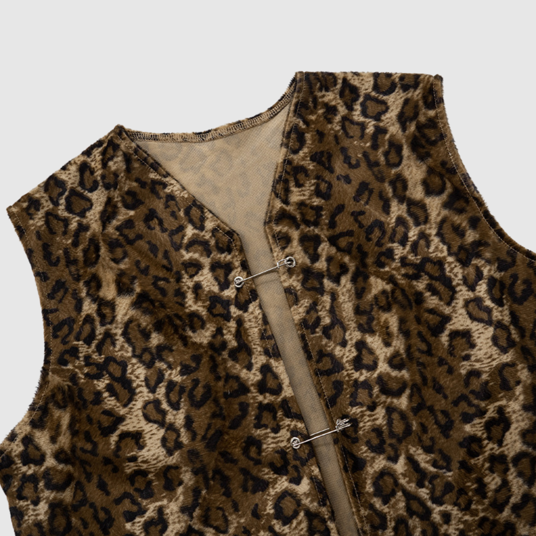 Leopard Pattern Vest