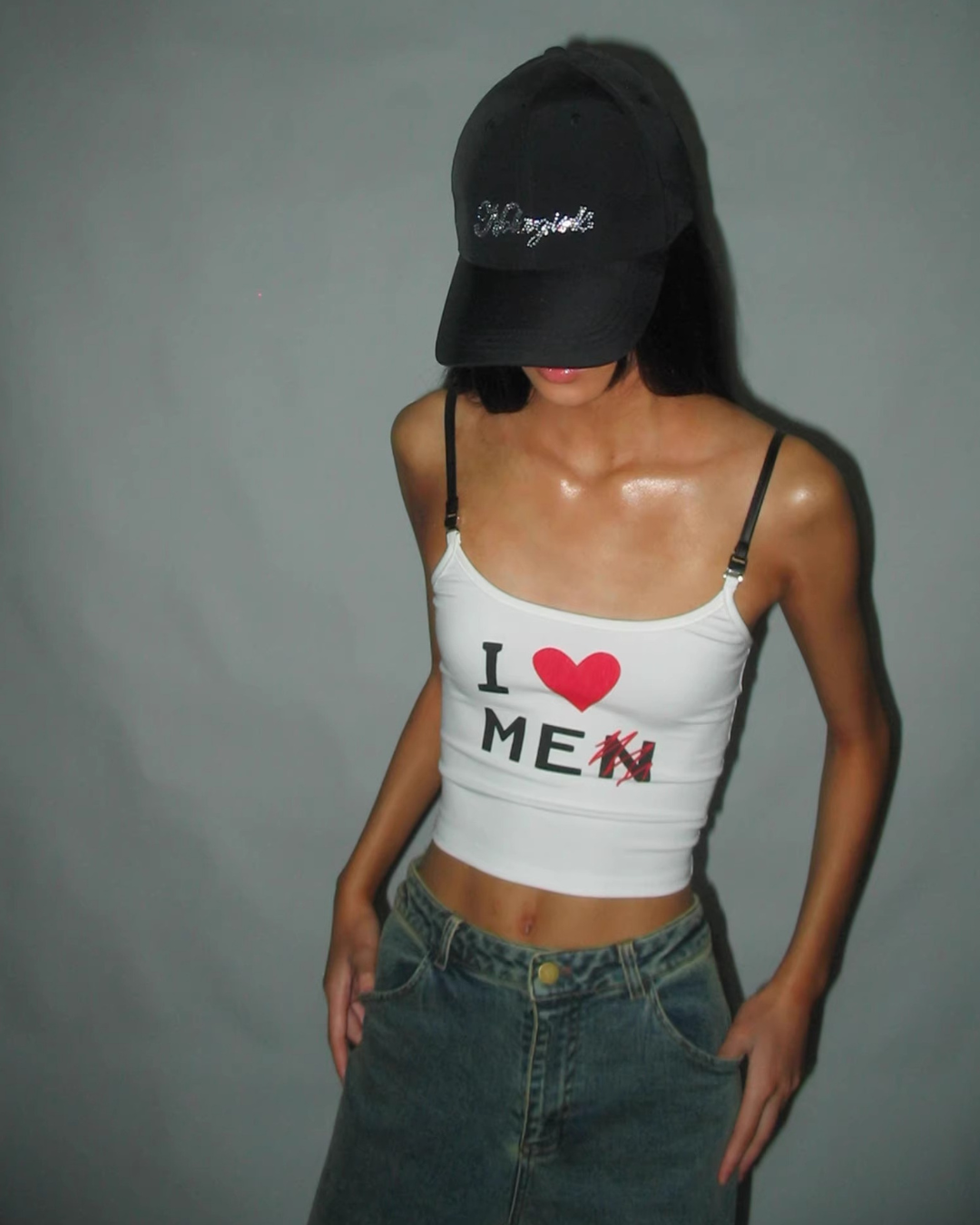 Satin Black Cap