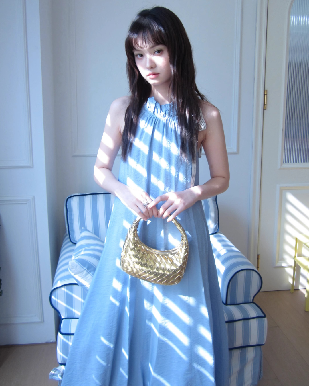 Woven Mini Hobo Bag
