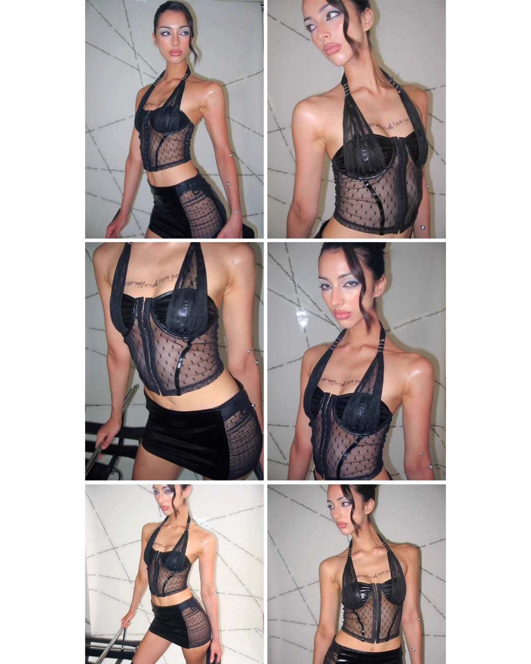 Vegan Leather Lingerie Set Up【SET-UP対応】