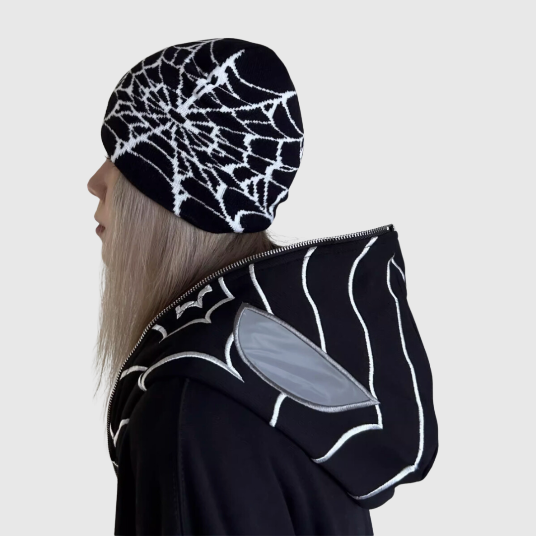 Spider Pattern Beanie